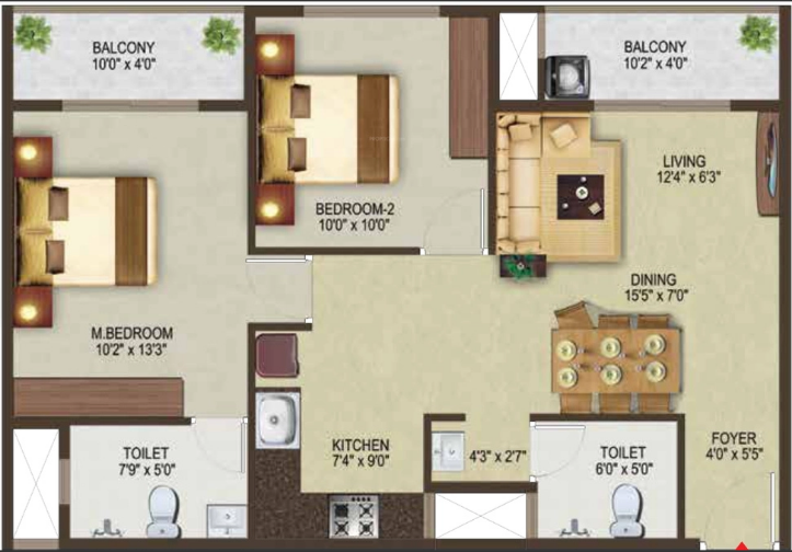 Sowparnika Pragati Floor Plan