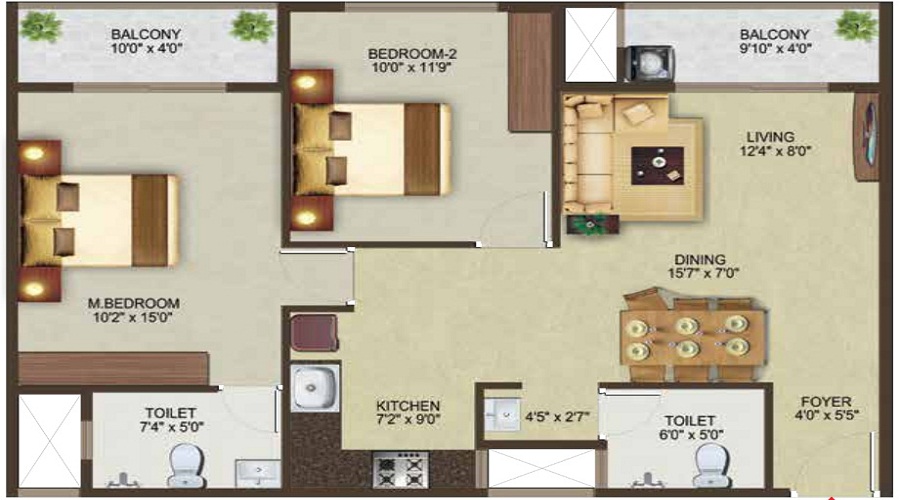 Sowparnika Pragati Floor Plan