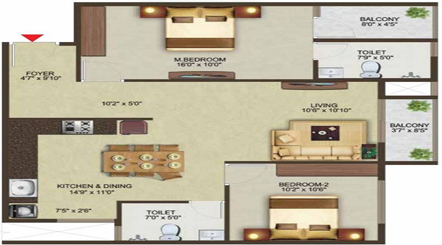 Sowparnika Pragati Floor Plan