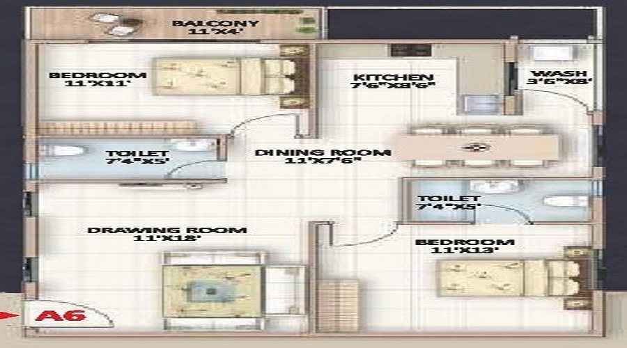 Sanjeevini Vaibhav Floor Plan