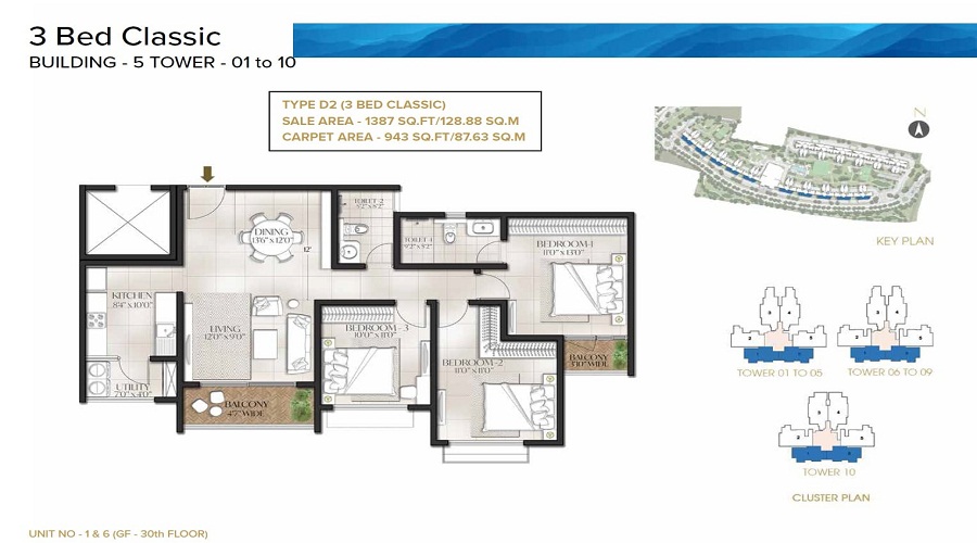 Prestige Meridian Park Floor Plan