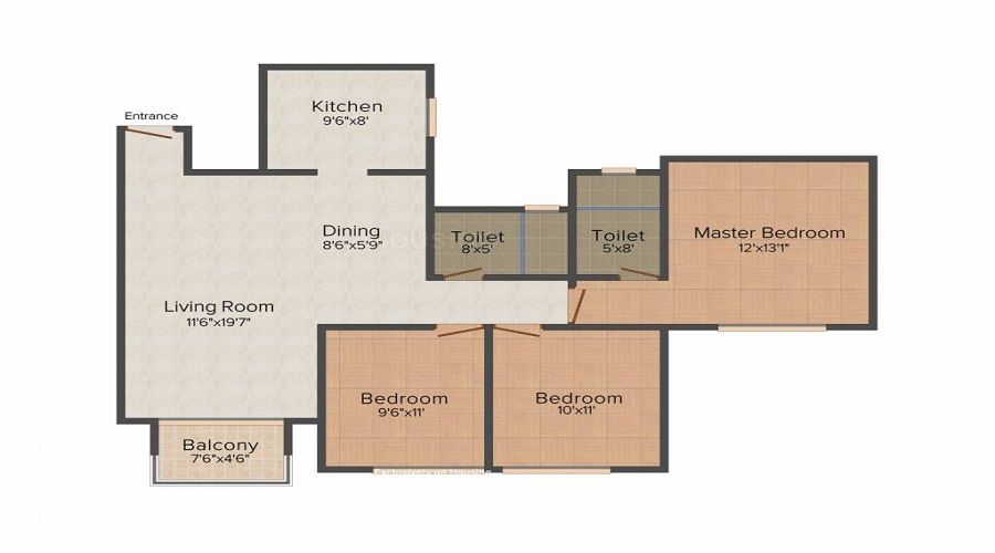 Hiranandani Club Meadows Floor Plan