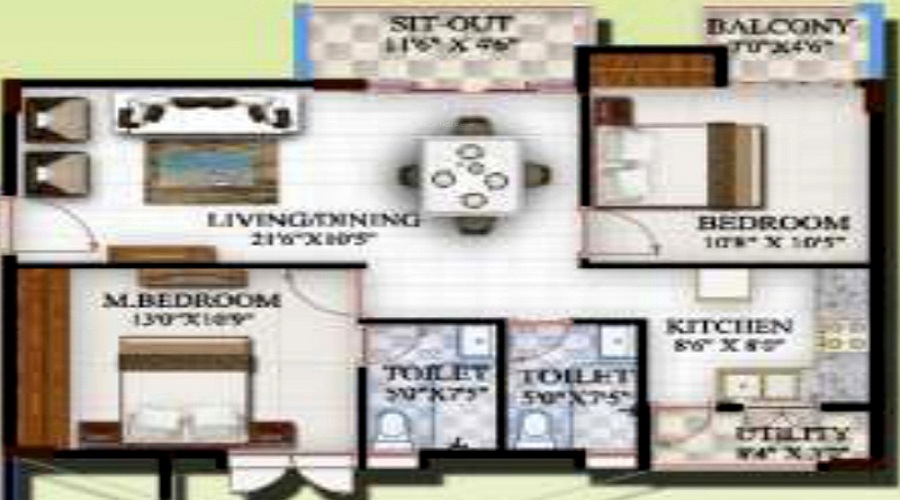 Vijayasri Eldorado Floor Plan