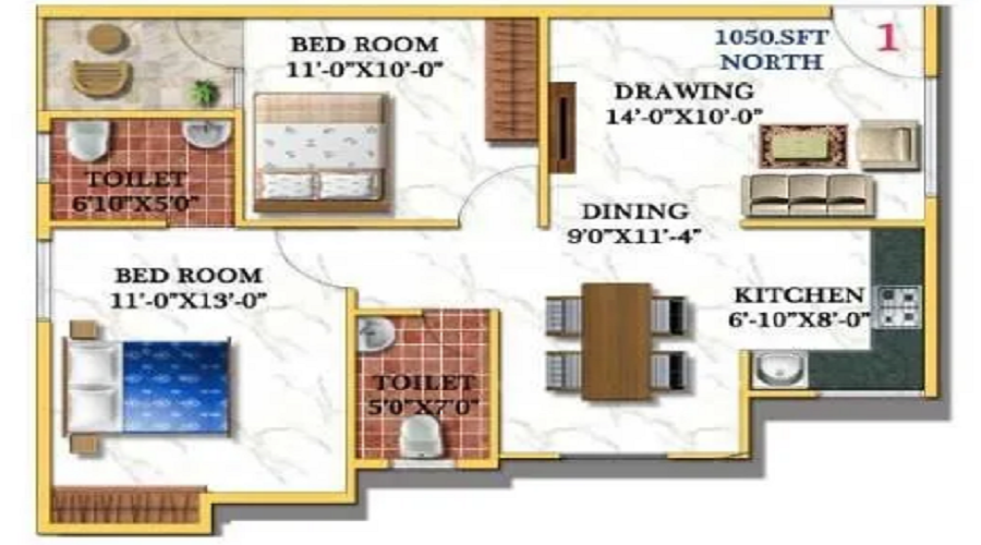 Vandhana Paradise Floor Plan