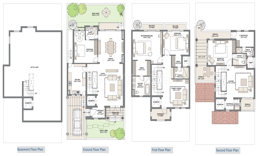 Emaar MGF Marbella Floor Plan