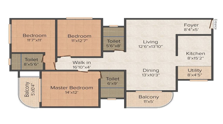 Prestige Downtown Floor Plan