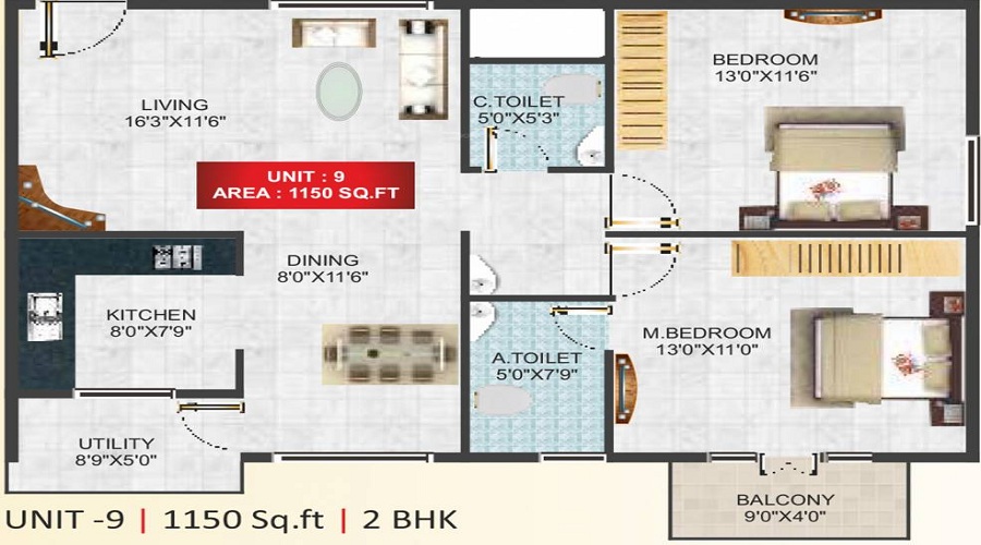 Gangothri SLV Meadows Floor Plan