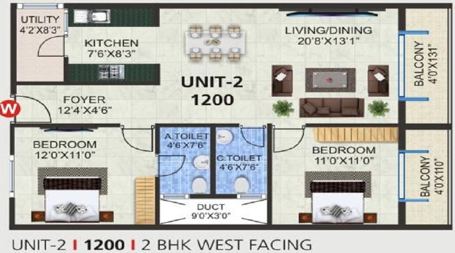 Nandi Forest View Floor Plan