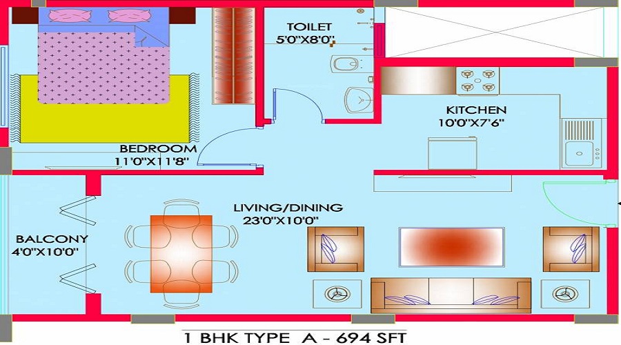 New India Tanzanite Floor Plan