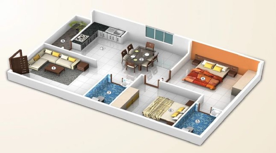 SLV Roshan Enclave Floor Plan