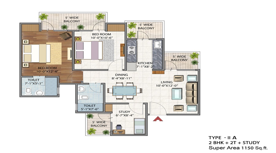 Vaibhav Heritage Height Floor Plan