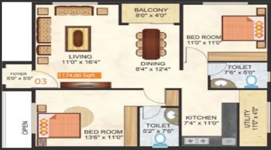 Retreat Signaa Floor Plan
