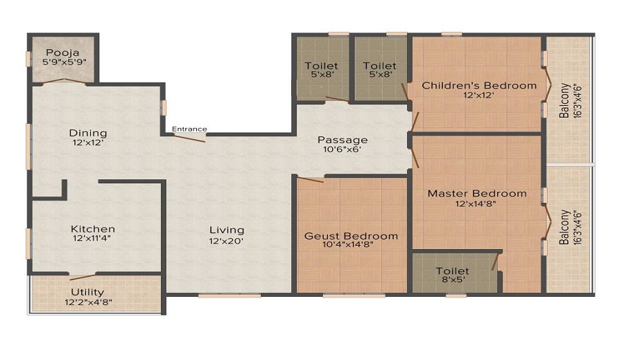 Apranje Elan Floor Plan