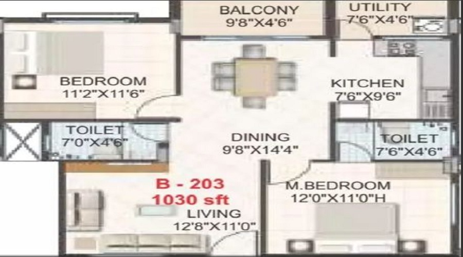 Gomati Iris Floor Plan