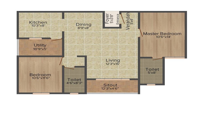 Panchmukhi Paradise Floor Plan