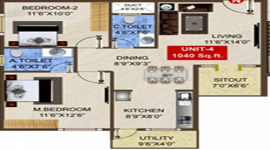 Panchmukhi Paradise Floor Plan
