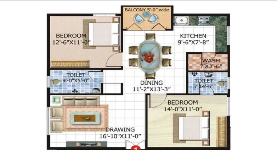Satwis Vielle Floor Plan