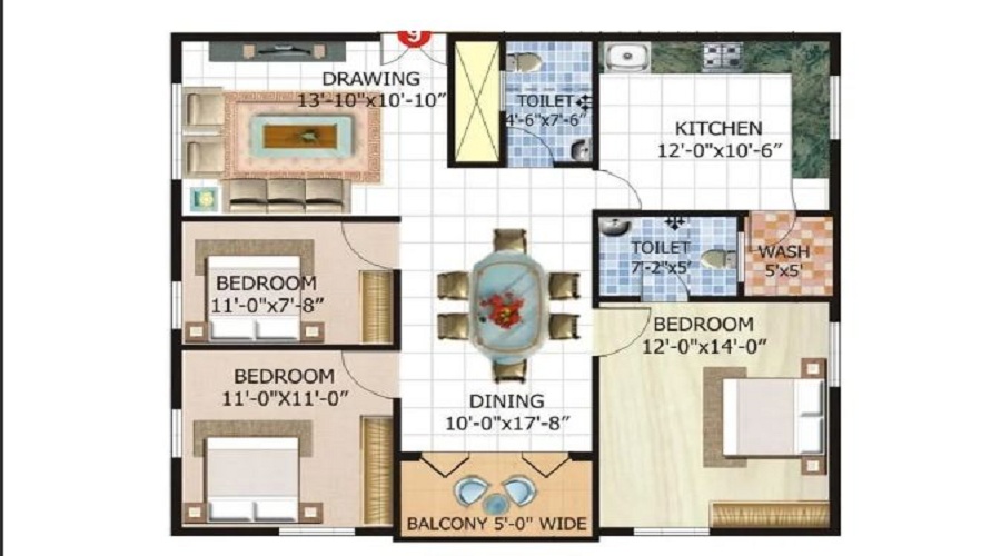 Satwis Vielle Floor Plan