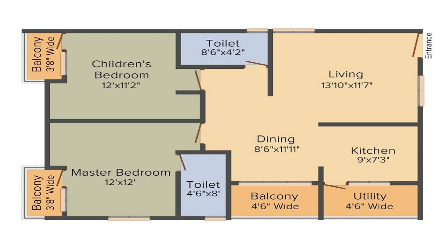 Siddhisri SS Sreshta Floor Plan