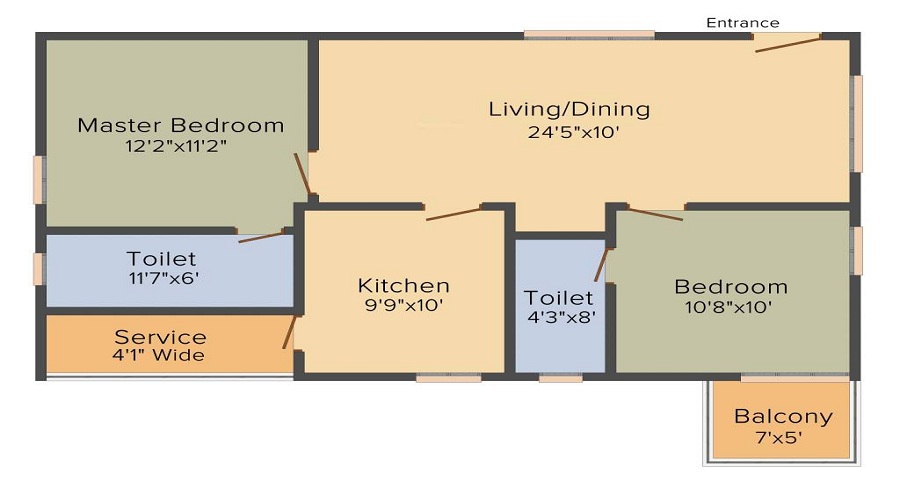 Whitestone Milano Floor Plan