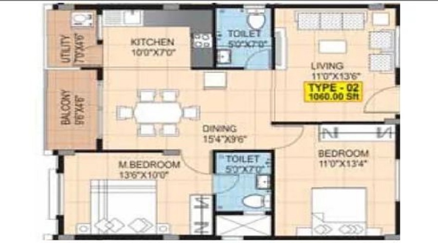 Vikas Hills View Meadows Floor Plan