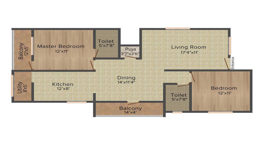Shreedevi Devin Samruddh Paradise Floor Plan