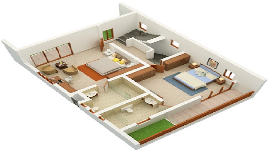 Edifice Villa Valley Floor Plan