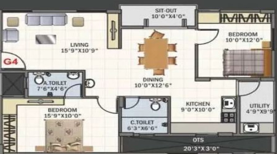 Kushal Chethan Campines Floor Plan
