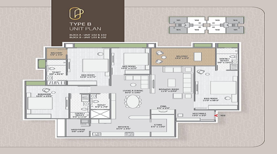 Shilp Paradise Floor Plan