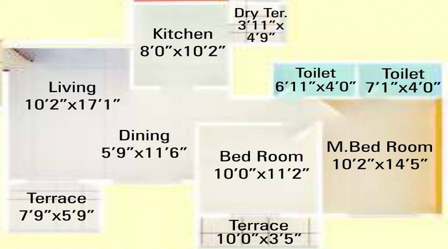 Aditya Green Zone Floor Plan