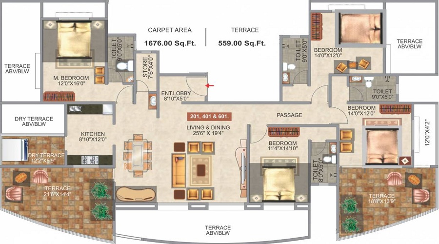 Apratim Panorama Floor Plan