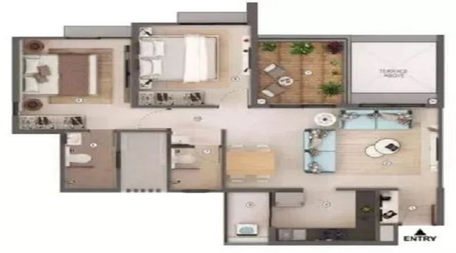 Shapoorji Pallonji Sensorium Vista Floor Plan