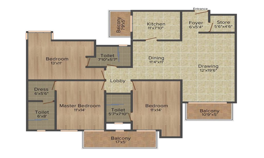 Ramprastha Rise Floor Plan