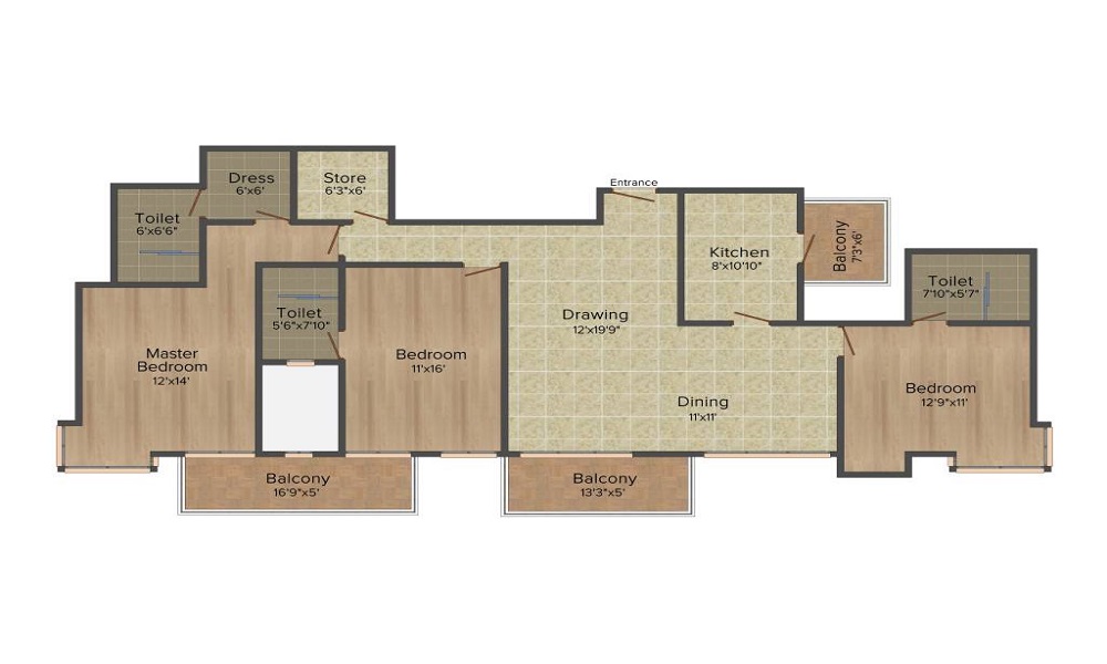 Ramprastha Rise Floor Plan