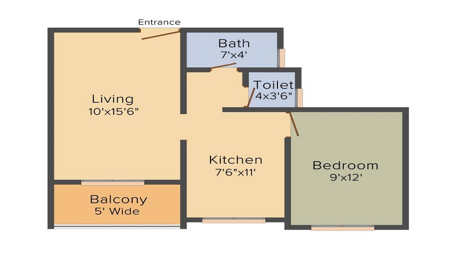 Shreenath Samarth Residency Floor Plan