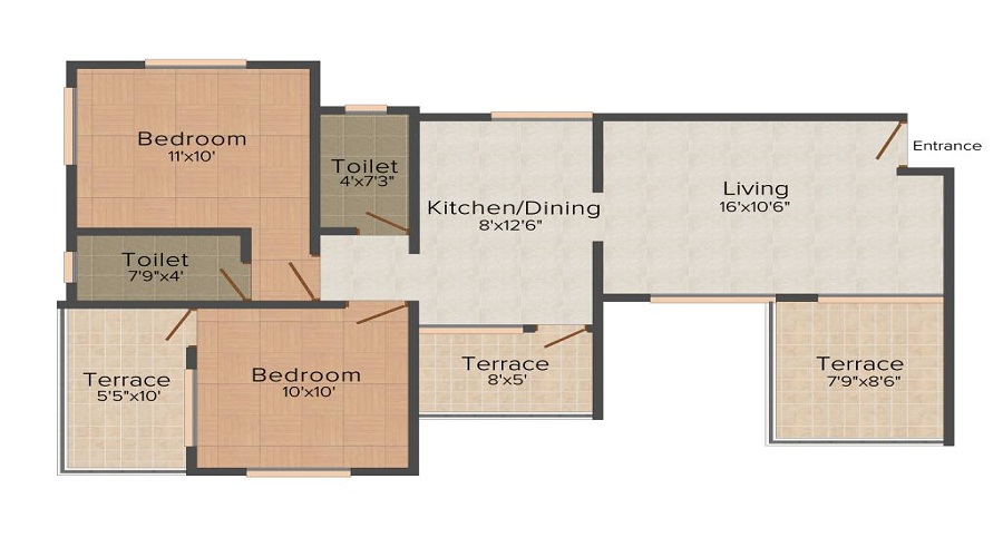 Shriram Trimbakeshwar Heights Floor Plan
