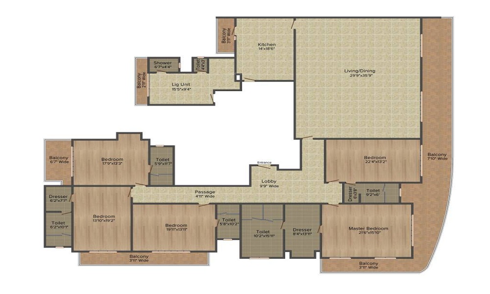 Eros Royale Retreat Floor Plan