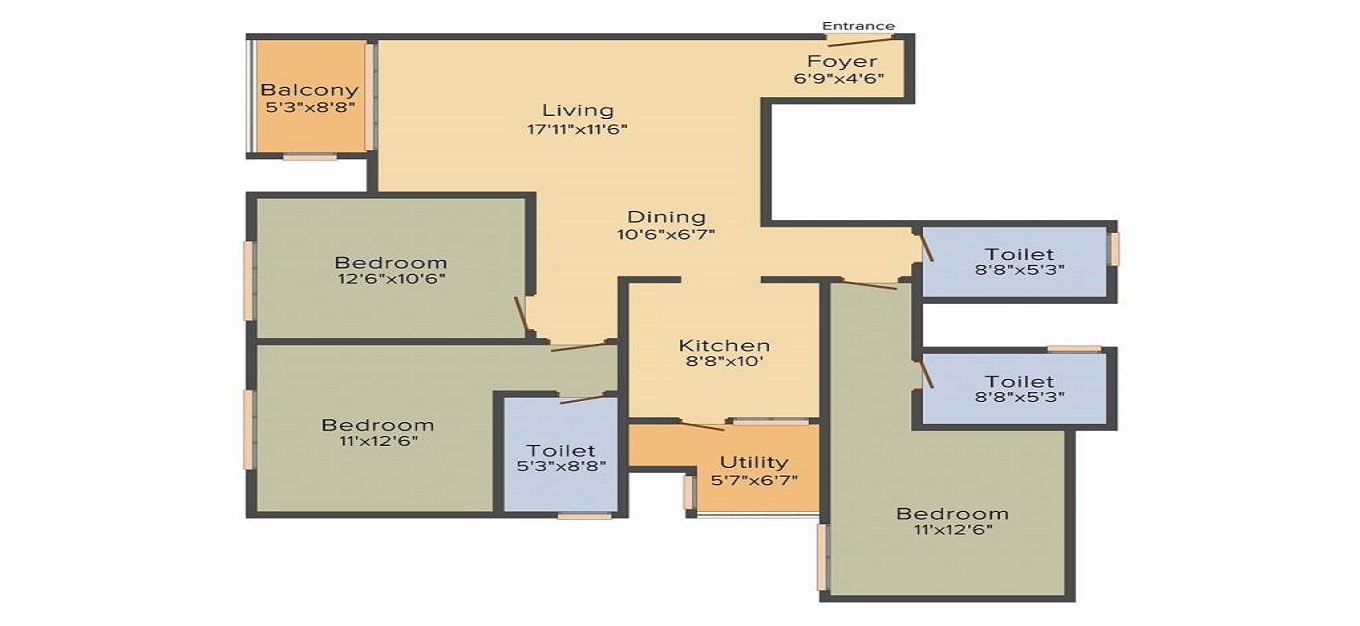 A P Queenies Duplex Floor Plan