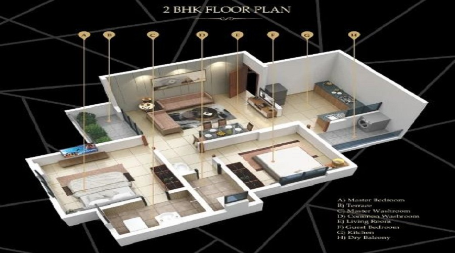 Success Aashirwad Kalp Avenue Floor Plan