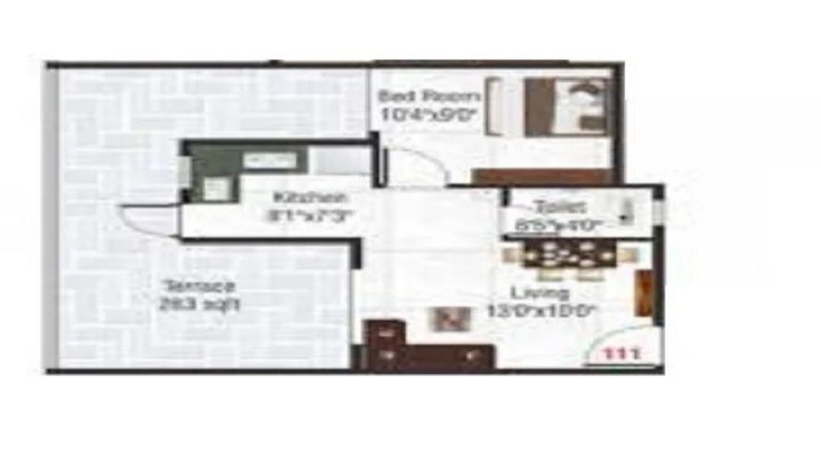 Arrow Love Nest Floor Plan