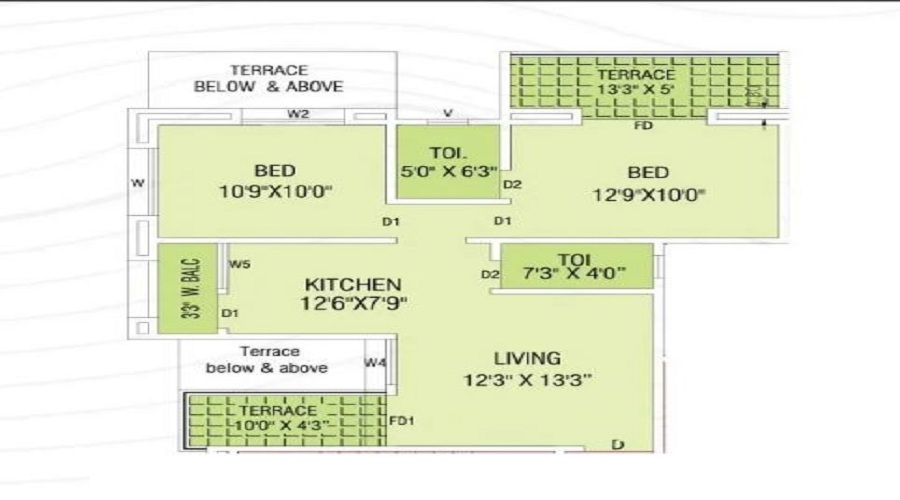 SB Patil Ganesh Samruddhi Floor Plan