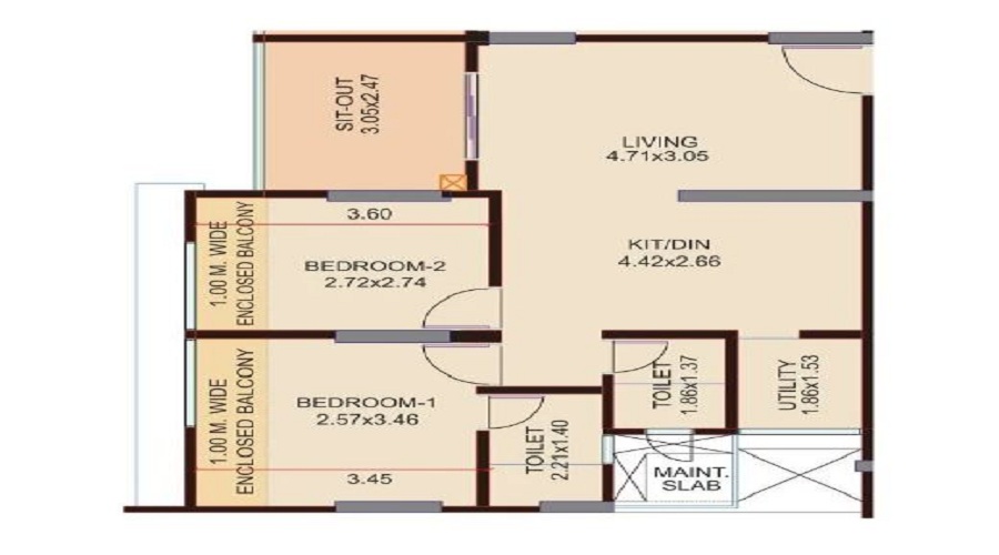 Venkatesh Graffiti Elan Floor Plan