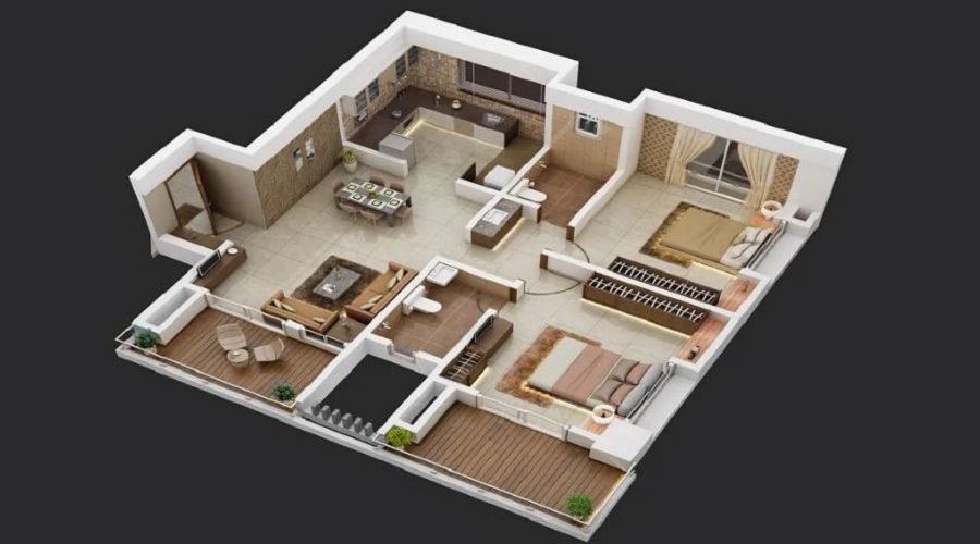 Perinsheri Pinnac Greens Floor Plan