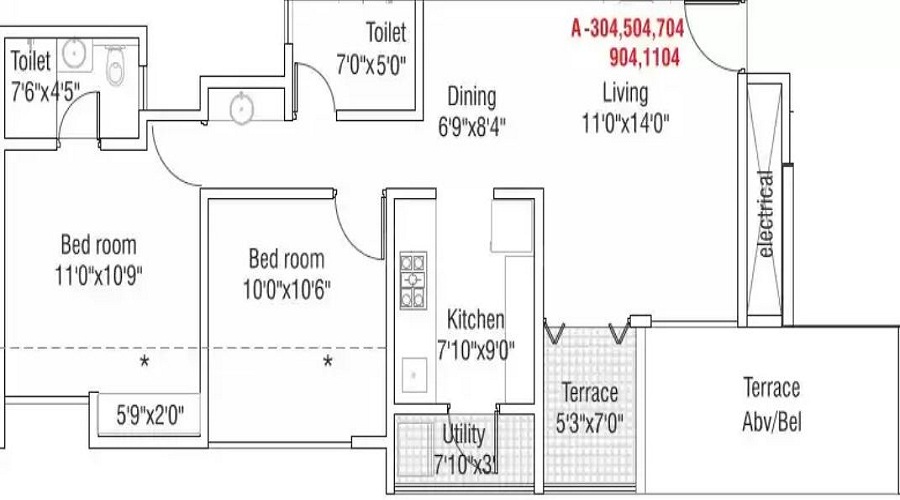Legacy Vista Floor Plan