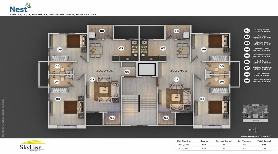 Skyline Nest Floor Plan