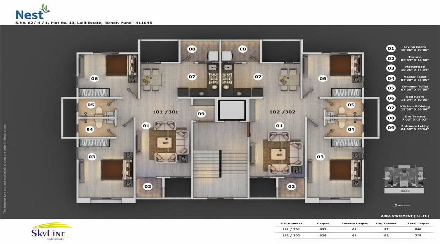 Skyline Nest Floor Plan