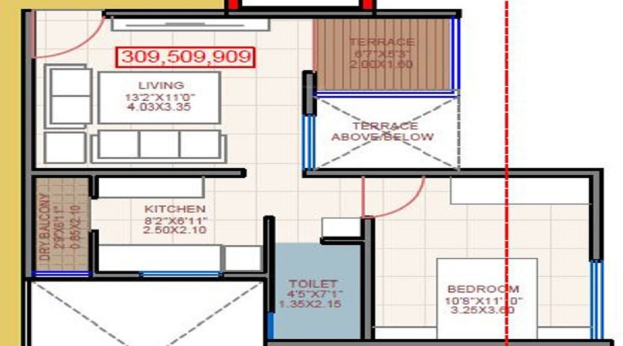 IOS Tathawade Floor Plan