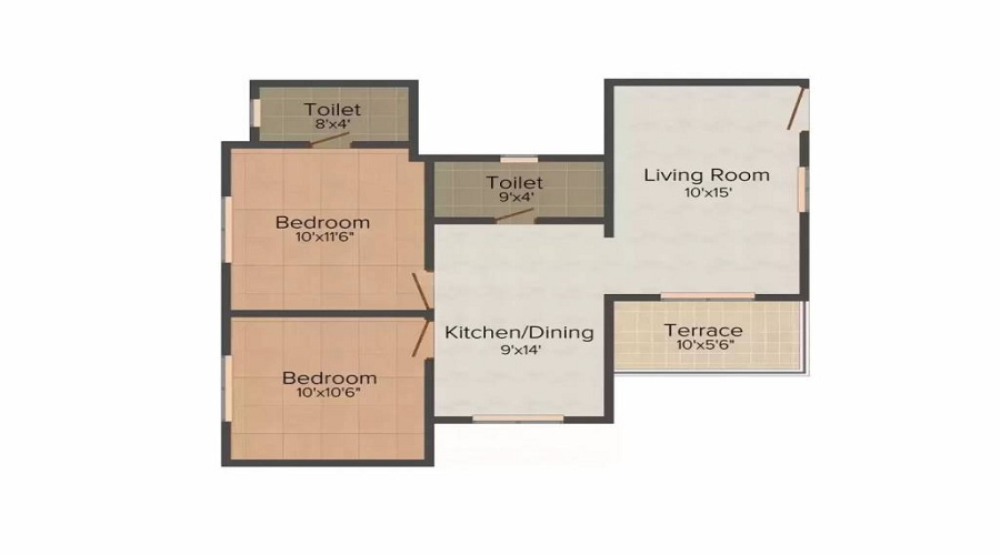 Srushti Anandghan Heights Floor Plan