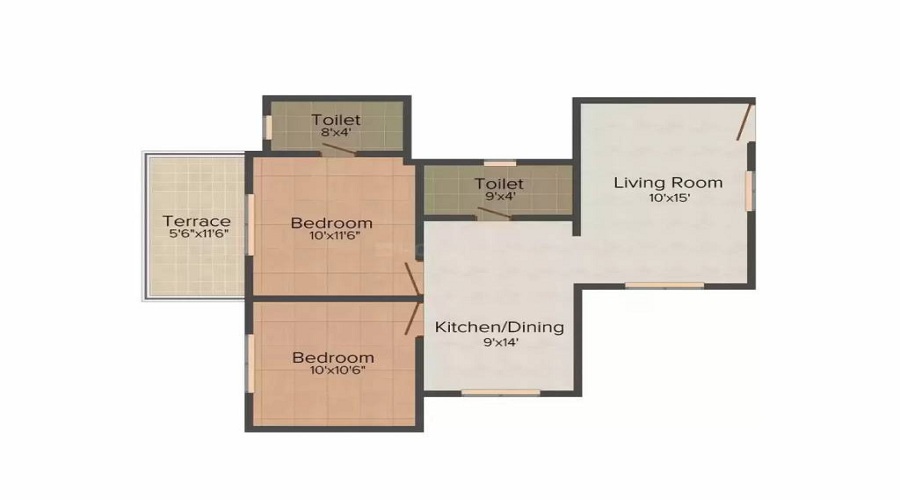 Srushti Anandghan Heights Floor Plan