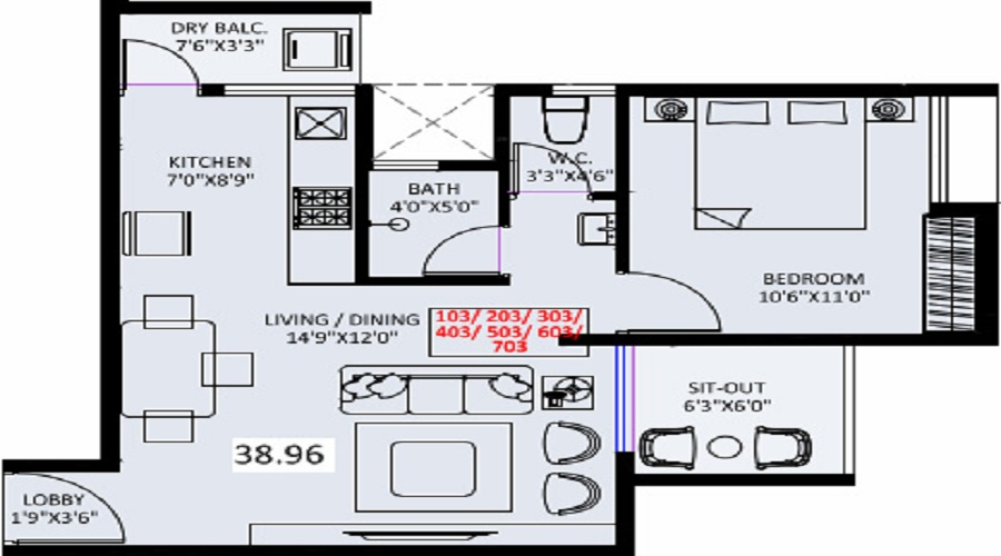 Kiran Sanskriti Floor Plan